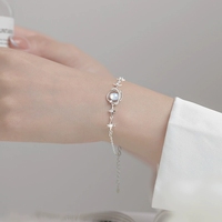 FY-SL312 925 Sterling Silver Planet Bracelet Star Bracelet Ins Niche Design Haut de gamme Trendy Wholesale Factory