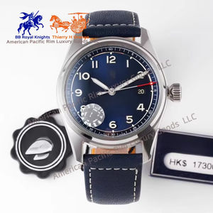 Montre automatique pour homme Longnes, cristal saphir, bracelet en cuir, étanche, mouvement à quartz Ronda, idéale pour les affaires - Product Image 3