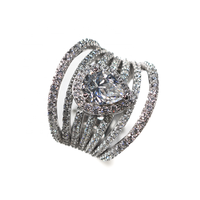 Bague Goutte d'Eau en Moissanite Effet Diamant, Coupe Poire, Couleur D, Pureté VVS, Argent Sterling 925, Certifiée GRA, Style Hip Hop, pour Femme et Homme, Idéal Cadeau