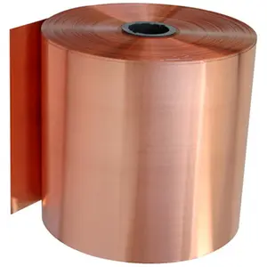 Customized Copper Strip Coil 99.9% 0.3Mm 0.5Mm 1Mm Custom Size Copper Steel Sheet In Coil