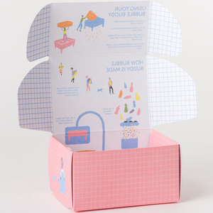 กล่องกระดาษลูกฟูกพับได้ดีไซน์แบบศิลปะพิมพ์ขนาดกำหนดเองได้กล่อง<span class=keywords><strong>สมัคร</strong></span>สมาชิกทำจากกระดาษคราฟท์กระดาษลูกฟูก - Product Image 4