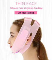 Sangle de lifting facial V-Line à forte force de traction, rose, pour réduire le double menton – Meilleure vente