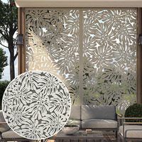 Panneau décoratif en aluminium découpé au laser pour l'aménagement extérieur