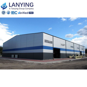 Tùy chỉnh di động prefab Kết Cấu Thép hội thảo khung thép mạ kẽm cho kho loại nặng ASTM hàn cắt - Product Image 3