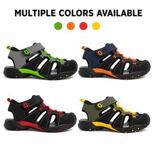 Sandales de sport pour garçons, vente en gros, logo personnalisé, sandales de randonnée et de plage pour enfants, respirantes, réglables, OEM ODM - Product Image 2