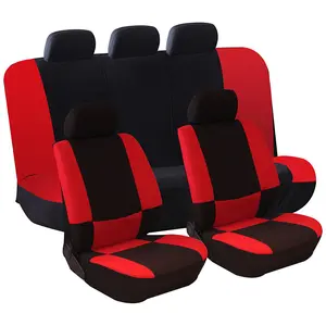 全套黑色和红色高级布通用适合汽车座椅套