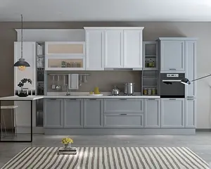 ตู้ครัวสำเร็จรูป PVC โฟม ขนาดมาตรฐาน 2 เมตร สำหรับ<span class=keywords><strong>โครงการ</strong></span>โรงแรม - Product Image 2