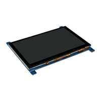Módulo TFT IPS TFT LCD de 5 pulgadas, placa controladora de pantalla táctil capacitiva de 800x480, para Raspberry Pi
