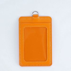 X418 Factory Price Pu Leather Business Style Working <b>Badge</b> Id Card <b>Holder</b> Office Supplies - Product Image 1