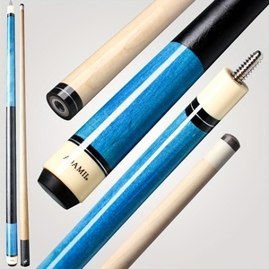 ADAM II 58-Inch Maple Pool Cue Stick with 12.75mm Tip & 19-20oz Weight - 1/2 Split Design for Enhanced Control - Product Image 1