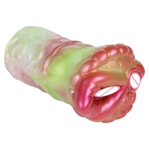 GEEBA Hollow Geogous Series Bright Animal Aircraft Cup Glans <b>for</b> <b>Men</b> Masturbation with Soft Flexible Material - Product Image 1