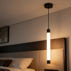Lustre long réglable en hauteur pour chevet, éclairage <span class=keywords><strong>LED</strong></span> moderne et simple pour chambre et <span class=keywords><strong>salon</strong></span>, sensation haut de gamme - Product Image 5