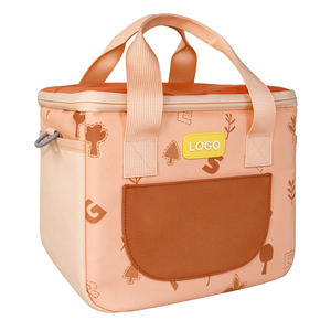 Bolsa Térmica Aislante OEM con Diseño de Letras, Doble Asa, Cierre de Cremallera Impermeable para Almacenamiento de Alimentos para Picnic - Product Image 3