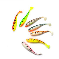 Leurre souple coulant en forme de queue de shad pour la pêche au black bass, vente en gros pour fabricants