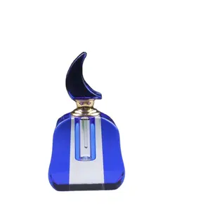 blue moon shape oils Fragrances Nffragma Oud Aroma World famous brands Wholesale essential oil bottle crystal perfume box