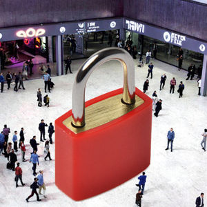 Candado Pequeño para Equipaje y Maletas, con Embalaje Absorbente para Tarjetas GCS, Portátil, de Aleación de Zinc, con Llave, Resistente al Agua IP66, 1 Año de Garantía - Product Image 3