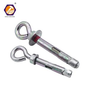 Accessoires d'usine : Chevilles d'ancrage en acier au carbone pour fondations, écrous, rondelles, crochets d'ancrage en béton L/J/U/I avec tête hexagonale – Matériaux de construction - Product Image 1