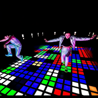 Produits tendance Team Building Escape Active 30x30cm Pixel Grid Interactive Dance Game Room Arena Activer Game Led Floor