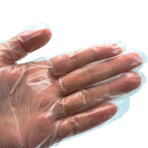 Disposable Durable Comfortable Waterproof Lightweight Soft CPE <b>Gloves</b> Diamond Texture Medium Thick Kangle KL-13 Cleaning - Product Image 1