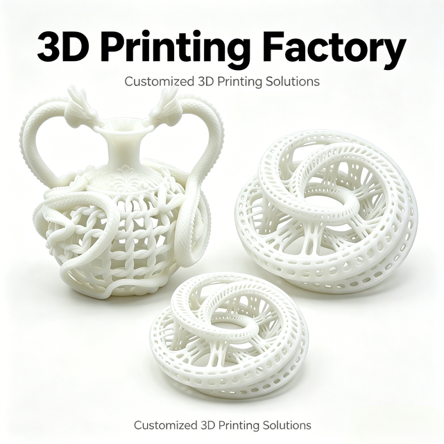 High Precision SLA/SLS 3D Printing Complex Structure Prototype | Custom Resin/Nylon Model for Product Development & DIY Crafts