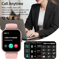 Untuk ZL54CJ Square Smartwatch Unisex IP67 Pelacak Kebugaran Detak Jantung Mode Olahraga Layar OLED Daya Tahan Baterai 5-10 Hari Android
