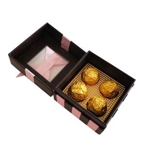 Boîtes cadeaux pour pâtisserie à rayures colorées, designs uniques personnalisés, boîte d'emballage pour chocolats et bonbons avec insert en blister - Product Image 4