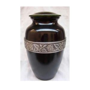 Urne de crémation brune pour cendres humaines mâles femelles gravure à la main urne de crémation urne funéraire trésor commémoratif - Product Image 4