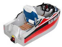 Bateau/Jetski électrique miniature unisexe, haute vitesse, batterie au lithium, fibre de verre, respectueux de l'environnement, divertissement aquatique, planche de surf, karting rapide