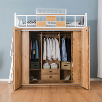 Meubles de chambre à coucher personnalisés, style nordique blanc, multifonctionnels, modernes, sûrs et simples, en acier thermolaqué KD, vente chaude