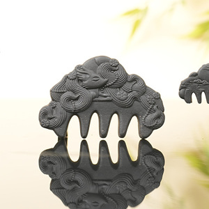 Handmade <b>Blended</b> Incense Beads Inlaid Wooden Comb Chinese Style Portable Aromatherapy Comb Massage Hair Care Comb Gift - Product Image 6