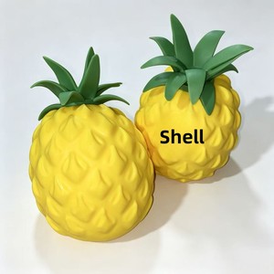 Juguete Blandito de Piña de Gran Tamaño, Súper Suave, de Subida Lenta, de TPR, con Forma de Fruta Adorable, Juguete Antiestrés para Aliviar el Estrés - Product Image 4