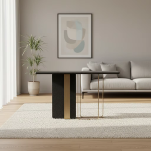 <span class=keywords><strong>Table</strong></span> <span class=keywords><strong>console</strong></span> asymétrique moderne de luxe léger |   <span class=keywords><strong>Table</strong></span> d'entrée en bois et acier inoxydable pour la décoration de l'entrée d'un bar à vin boutique - Product Image 2