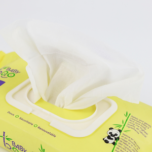 Choix des parents 80 pièces jetables 100% bambou hygiène Aloe Vera nettoyage bébé lingettes humides - Product Image 5