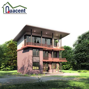 Quacent大型别墅现代设计小房子多用途度假村别墅预制房屋快速安装