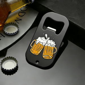 Vente flash - Porte-clés ouvre-bouteille personnalisé <span class=keywords><strong>pas</strong></span> <span class=keywords><strong>cher</strong></span>, ouvre-bouteille en métal imprimé sur mesure pour la promotion de la marque - Product Image 1