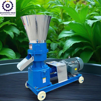 Nouvelle machine à granulés d'aliments pour animaux HD 200 kg/h, granulateur électrique pour élevage avicole 220V/380V, garantie 1 an