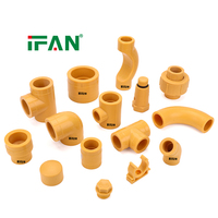 IFAN – Raccords et tuyaux PPR de diverses tailles disponibles (20-63 mm) – Coude, Té, Raccords PPR couleur jaune