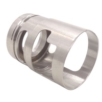 Manchon de cylindre en acier inoxydable usiné CNC ISO9001 avec fentes longitudinales et rainures internes pour machines industrielles
