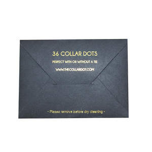 Cartes de remerciement personnalisées avec logo en feuille d'or noire, enveloppes - Saint-Valentin, Noël, papier recyclable écologique - Product Image 5