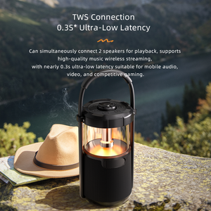 Nouvelle enceinte de camping mini étanche 20W DQ36 avec batterie rechargeable USB TF et LED RGB pour utilisation en extérieur/intérieur - Product Image 4