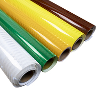 Láminas reflectantes retro prismáticas de varios colores al por mayor de fábrica para señal de seguridad de tráfico