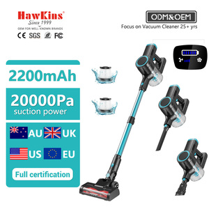 Vertical Bagless Car Vacuum Cleaner 23Kpa Suction Rechargeable <b>Battery</b> 2 Speeds Filter With LED <b>Lights</b> High Power Suction 81-100 - Product Image 4