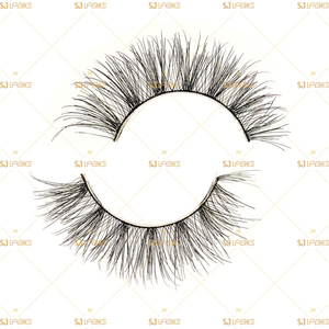 Pestañas de visón <span class=keywords><strong>Huda</strong></span> de pelo humano real hechas a mano con etiqueta privada Beautiful Own Logo Box Lashes - Product Image 2