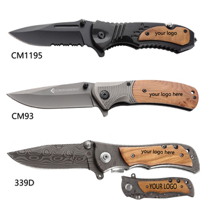 Coltello Tascabile in Vendita, Manico in Legno, <span class=keywords><strong>EDC</strong></span>, Coltello Pieghevole Tattico da Caccia Inciso, Coltello Personalizzato OEM con Nome Inciso per Regalo - Product Image 6