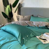 Ensembles de literie de luxe lyocell tencell 100%, ensembles de draps de lit à imprimés personnalisés