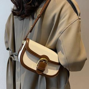 Bolso de Mano de Lujo para Mujer, Moderno y Elegante, de Alta Calidad, Pequeño y Cuadrado, Inspirado en Nichos, con una Sola Correa, para Llevar Bajo el Brazo o al Hombro - Product Image 1