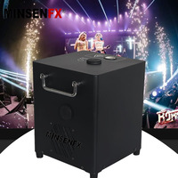 MINSENFX 750W DMX512 Machine à feux d'artifice électriques avec télécommande, équipement d'effets de scène pour DJ, mariages et événements en plein air