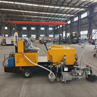 Machine de marquage routier thermoplastique multifonctionnelle à moteur, type autoporté, à prix d'usine, longue durée de vie, nouvelle arrivée