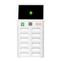 Téléphone portable de grande qualité 12 emplacements distributeur automatique Power Bank 5000mAh Affichage LED grande capacité pour magasin