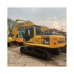 Komatsu เครื่องขุดมือสองขนาดกลาง20ton PC200-8N1รถตักมือสองได้รับการรับรอง EPA CE - Product Image 1